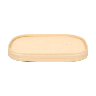 Microwave Kraft Lid for Rectangular Containers