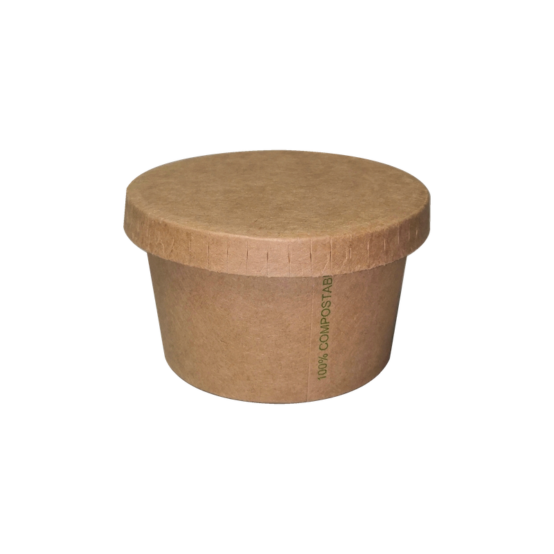BIO Kraft/PLA Multi-food Cup 180ml/5oz