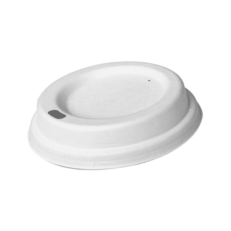 BIO Suikerriet deksel voor Koffiebekers Φ80mm