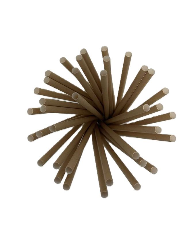 3-ply kraft paper straws (8×240mm)
