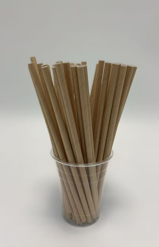 3-laagse kraftpapieren rietjes (8×240 mm) 3-laagse kraftpapieren rietjes (8×240 mm)