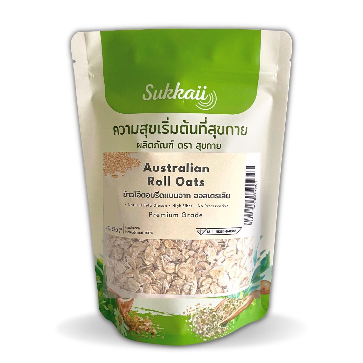 ข้าวโอ๊ต Roll Oats  320g
