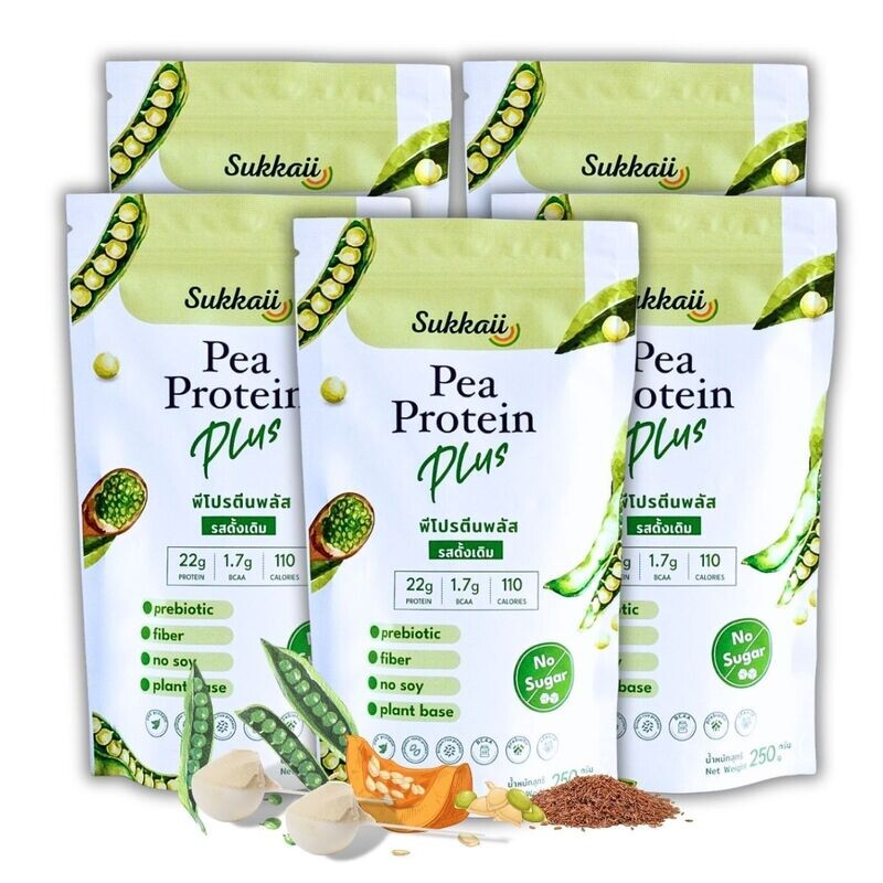 พีโปรตีนพลัส รสดั้งเดิม 5 ถุง