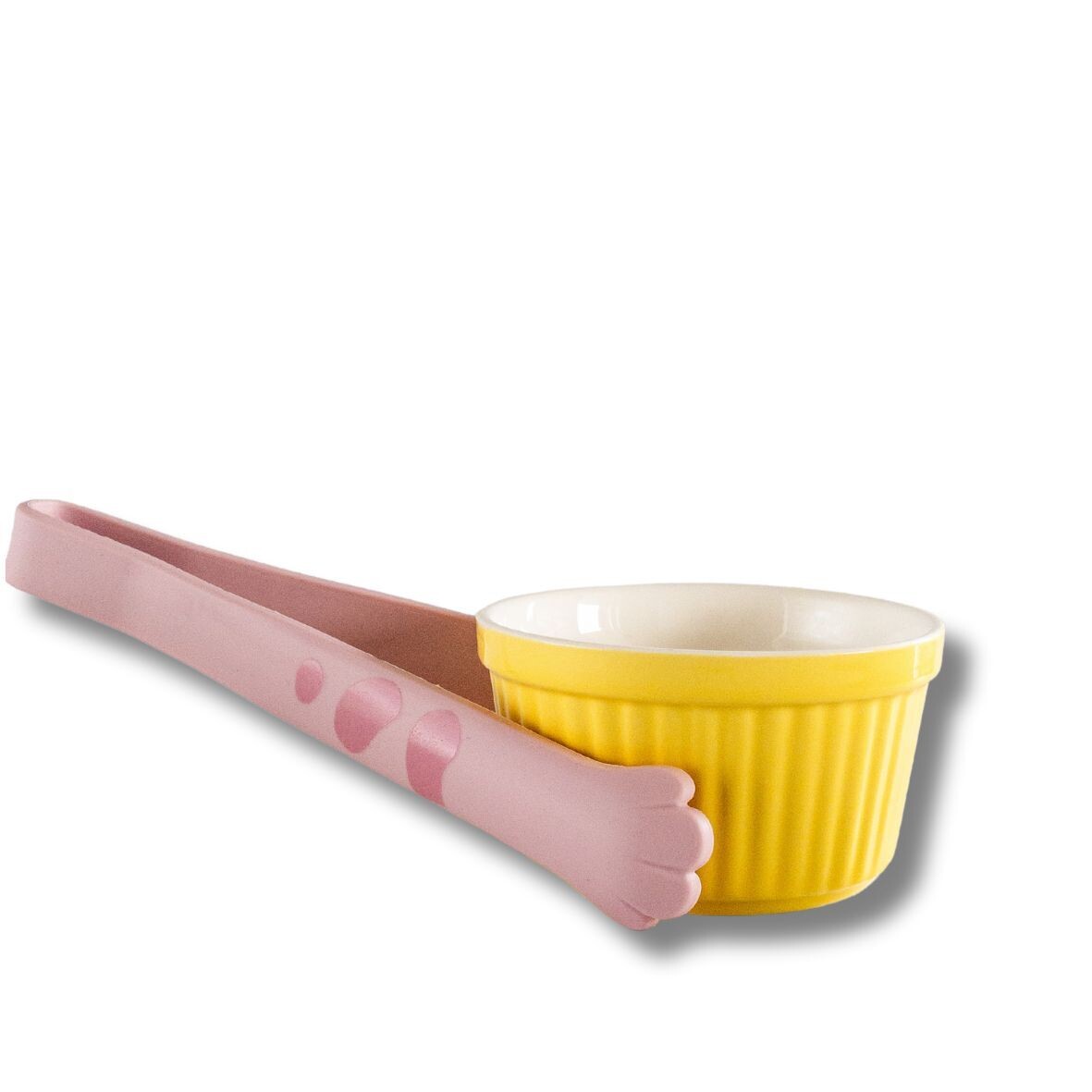 ที่คีบมือแมว ซิลิโคน สีชมพู Catch Cat Tongs