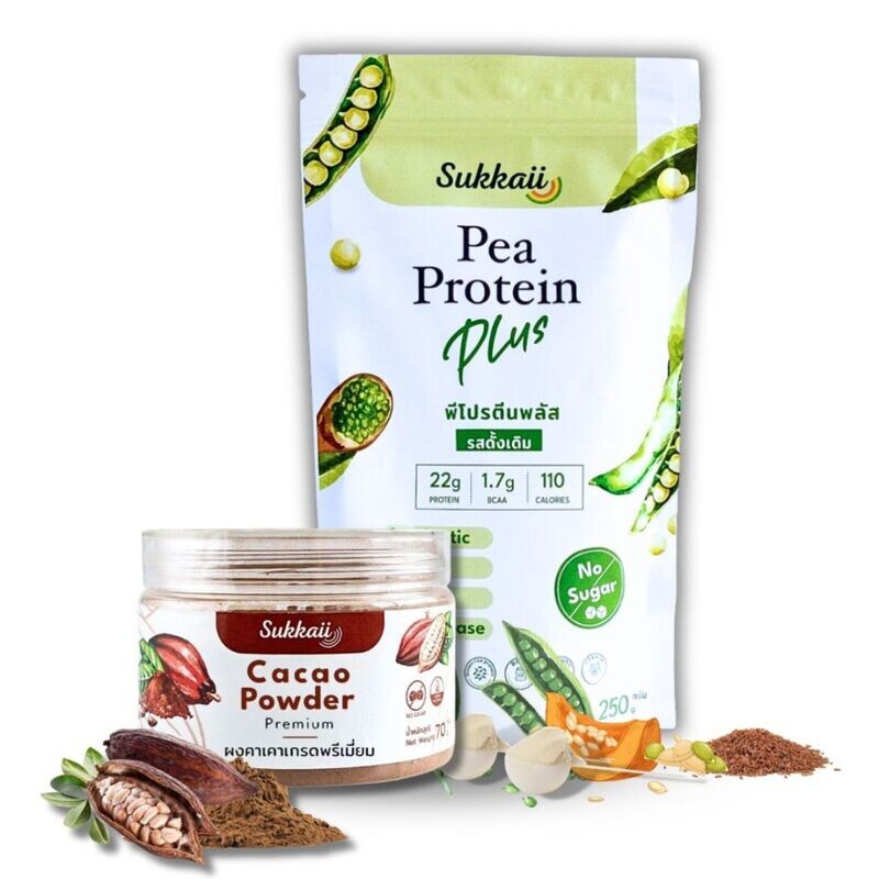 ชุดพีโปรตีนพลัส รสดั้งเดิม ผงคาเคา