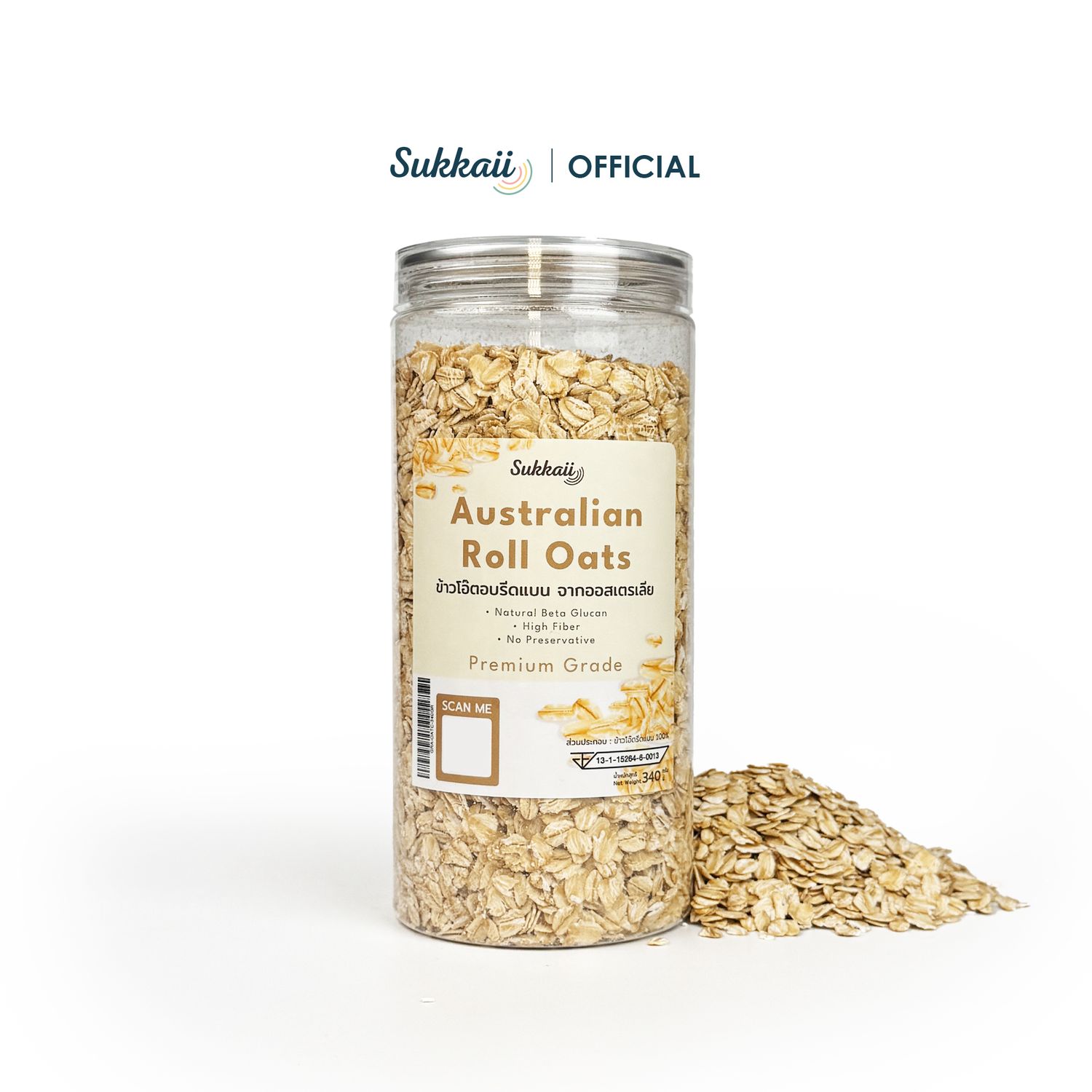 ข้าวโอ๊ต Roll Oats  320g