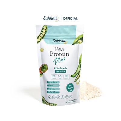 พีโปรตีนพลัส รสจืด non-sweet 250g