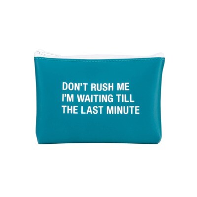 ABOUT FACE DESIGNS, INC. - Don't Rush Me Silicone Cosmetic Bag - Small