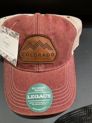 Mix Mercantile Red Colorado Baseball Hat