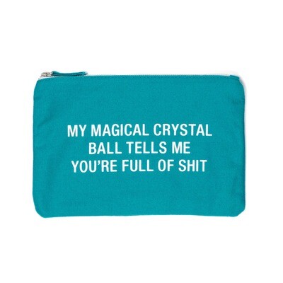 ABOUT FACE DESIGNS, INC. - Crystal Ball Small Cosmetic Bag