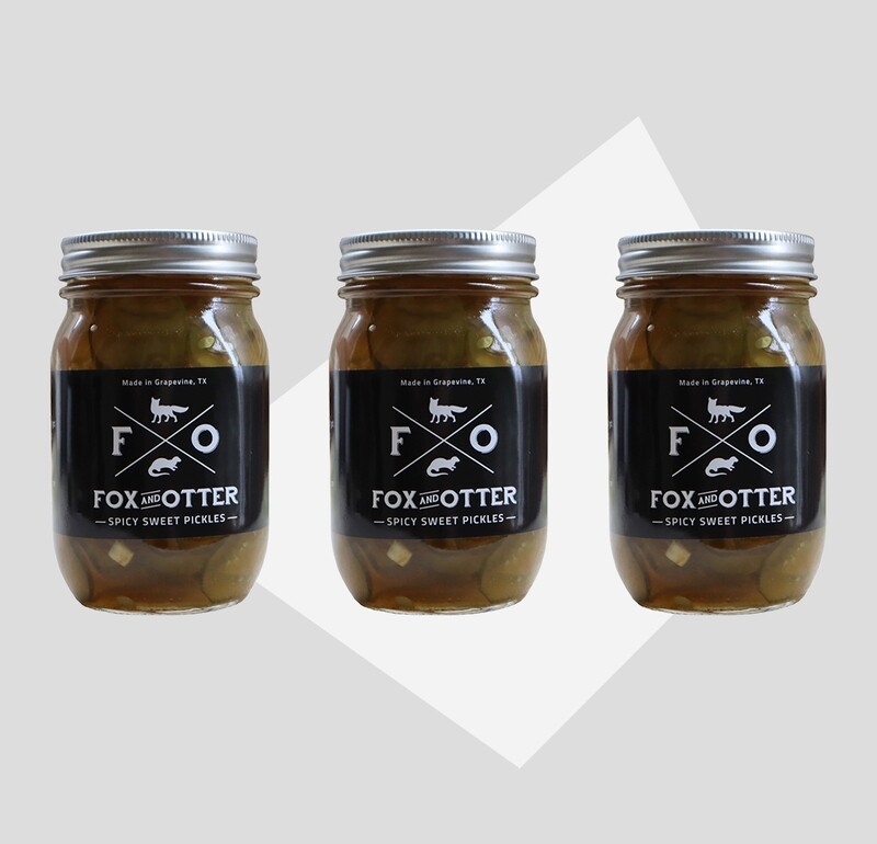 3 JARS of F&amp;O Sweet/Spicy Pickles