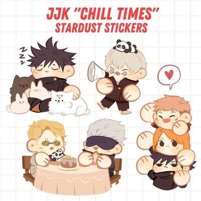 JJK &quot;Chill Times&quot; Stardust Stickers SET