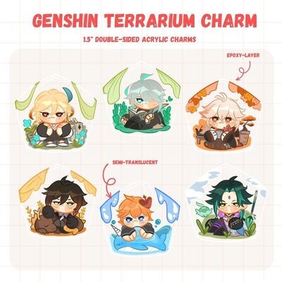 Genshin Terrarium Charms