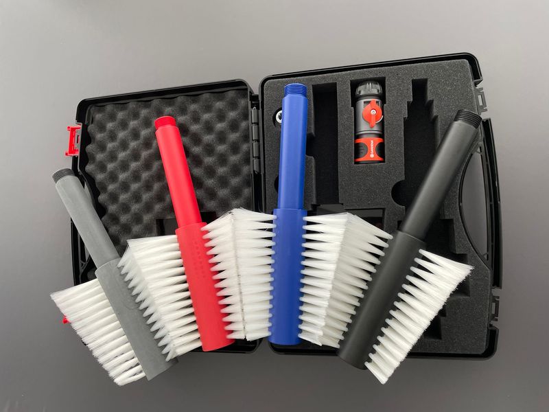 Jalousienfix B-Ware mit Gardena-Anschluss im black Koffer  "Lass dich überraschen red, grey, blue oder black"