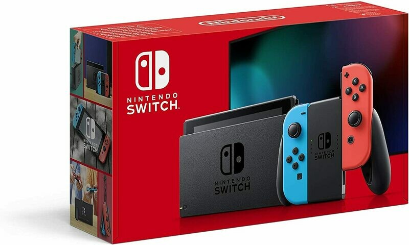 NINTENDO - Switch con Joy-Con Rosso Neon e Blu Neon