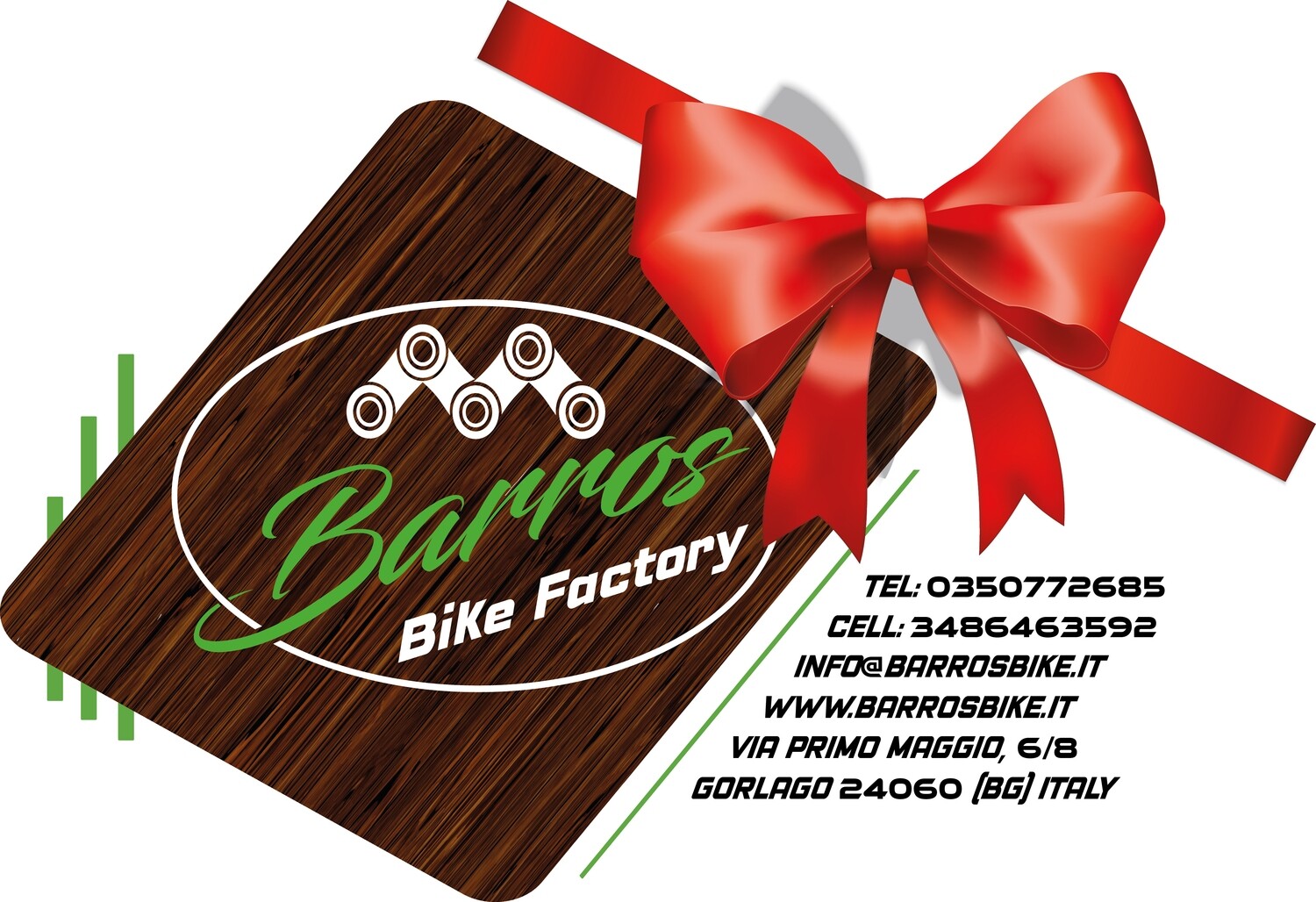 CARTA REGALO BARRO&#39;S BIKE