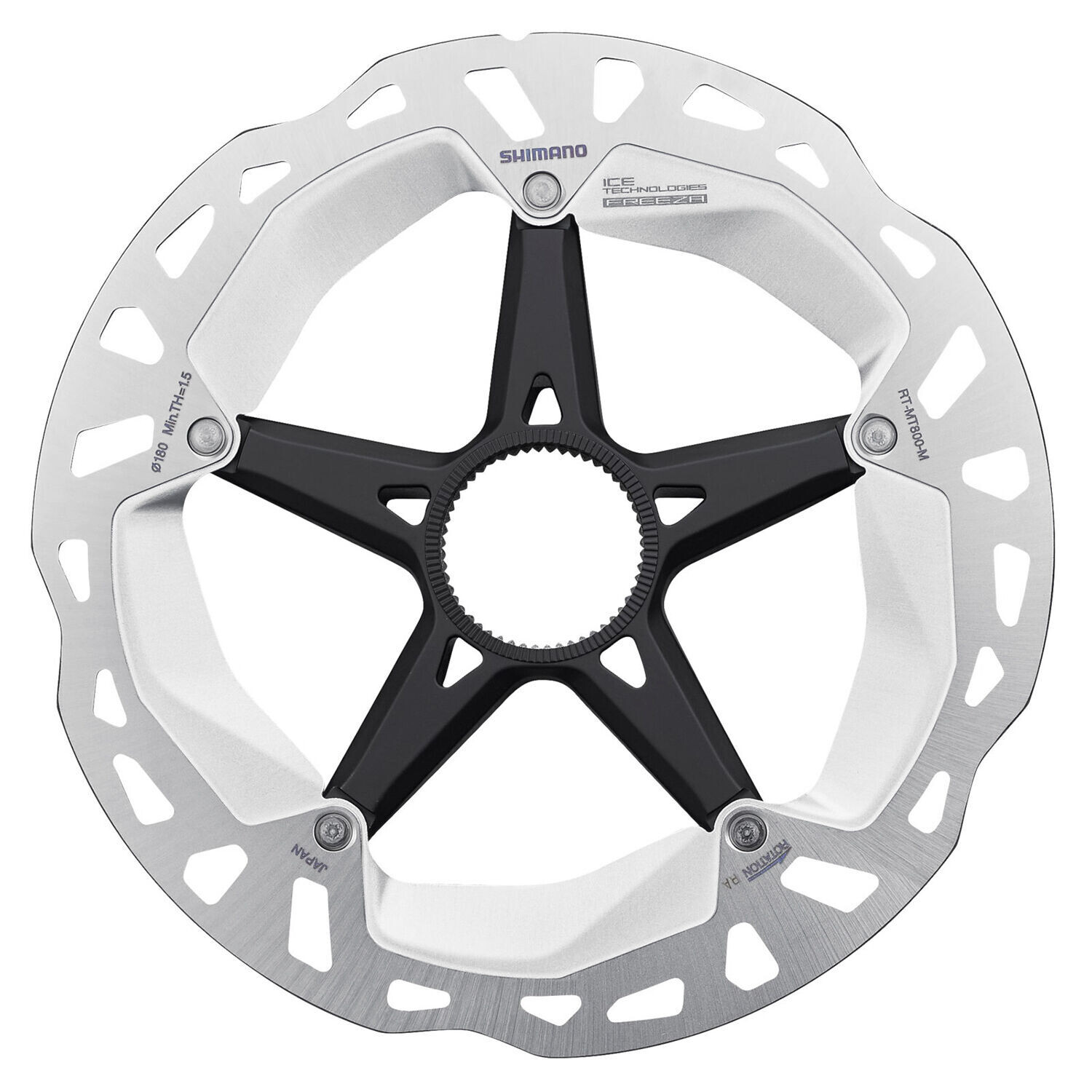 SHIMANO XT ICE-TECH 180 CENTER LOCK SILVER