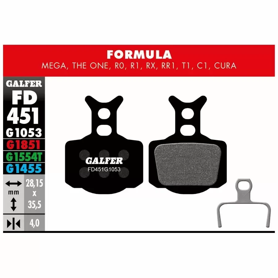 GALFER STANDARD PER FORMULA R/MEGA/THE ONE/R1/RX/CURA