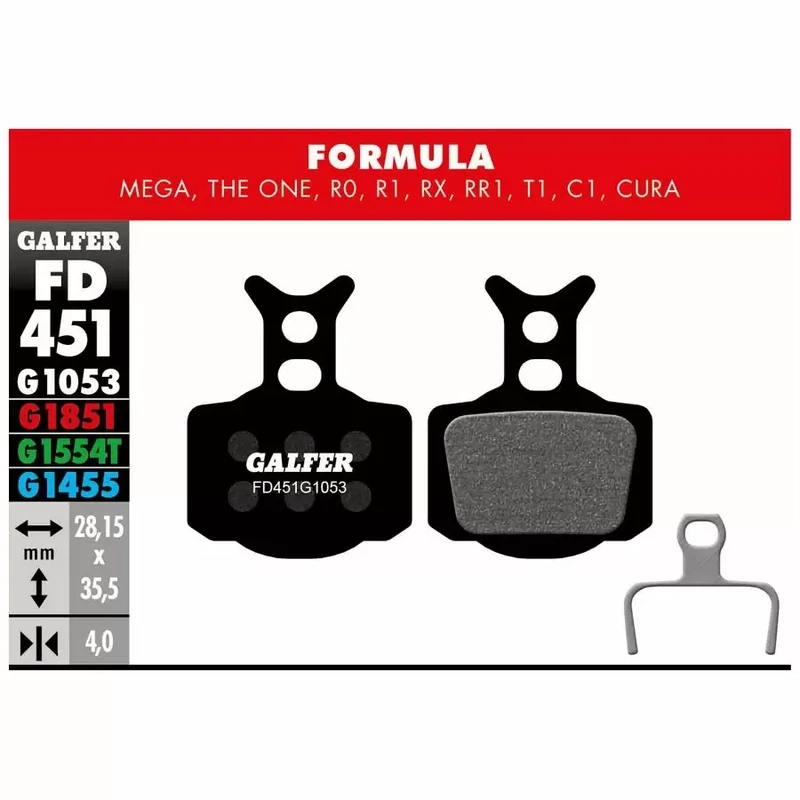 GALFER STANDARD PER FORMULA R/MEGA/THE ONE/R1/RX/CURA
