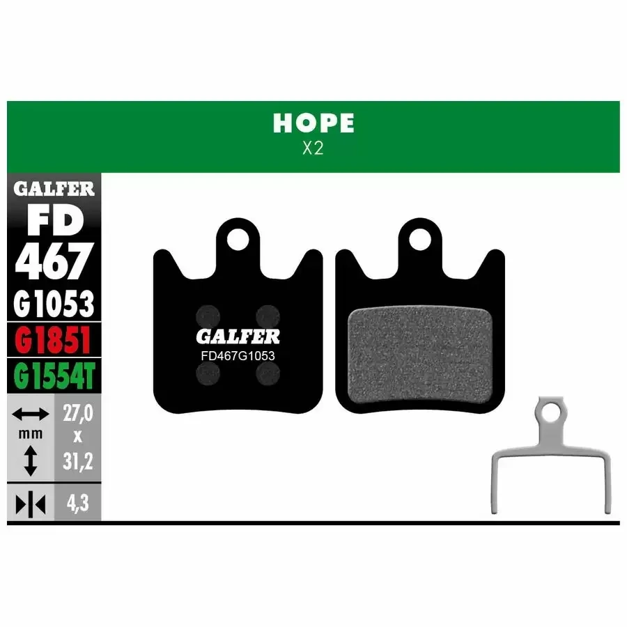 GALFER STANDARD PER HOPE X2