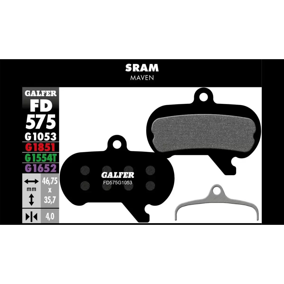 GALFER STANDARD PER SRAM MAVEN