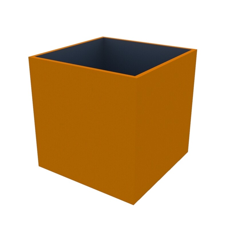 Powder Coated Cube Planter 800 x 800 x 1000