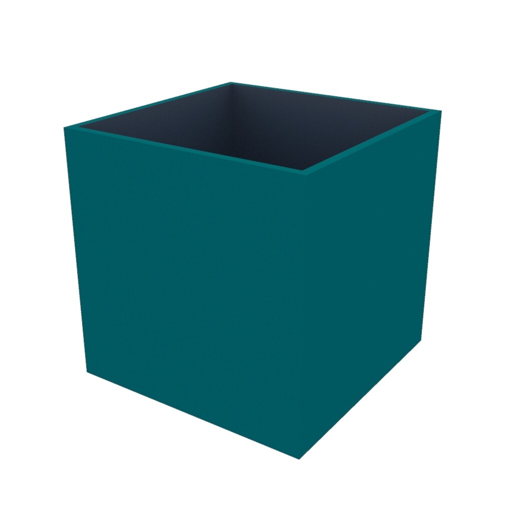 Powder Coated Cube Planter 400 x 400x 400
