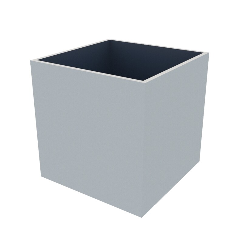 Powder Coated Cube Planter 700 x 700 x 700