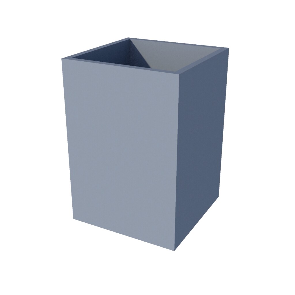 Powder Coated Cube Planter 450 x 450 x 650