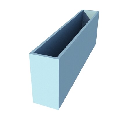 Powder Coated Rectangular Planter 1500 x 250 x 500