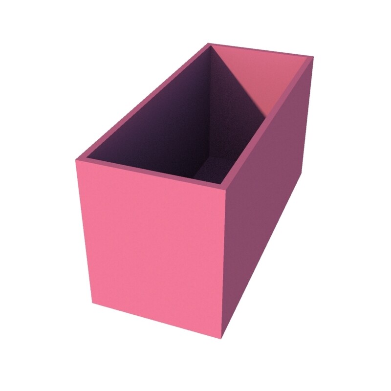 Powder Coated Rectangular Planter 1200 x 500 x 600