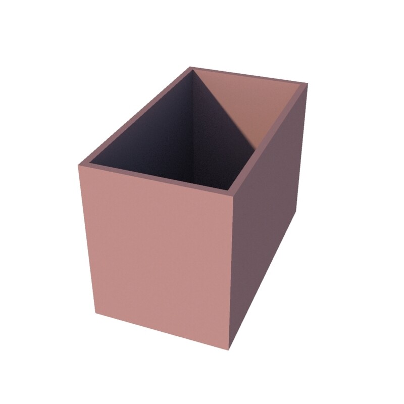 Powder Coated Rectangular Planter 900 x 500 x 600