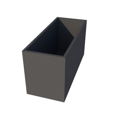 Powder Coated Rectangular Planter 1000 x 400 x 500