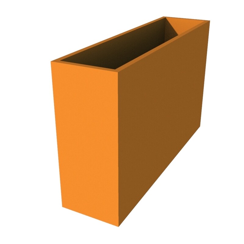 Powder Coated Rectangular Planter 1150 x 300 x 700
