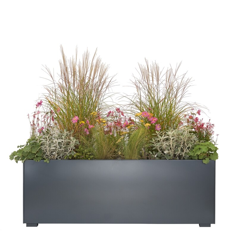 Powder Coated Rectangular Planter 1200 x 600 x 600