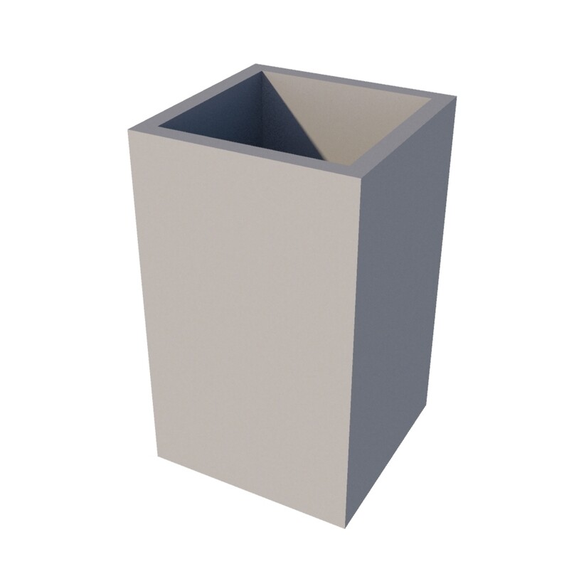 Powder Coated Cube Planter 300 x 300 x 500