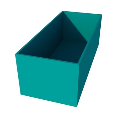 Powder Coated Rectangular Planter 1200 x 500 x 400