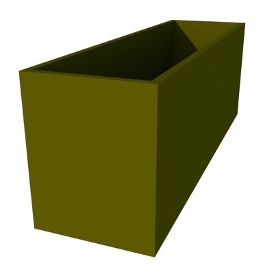 Powder Coated Rectangular Planter 1400 x 500 x 500