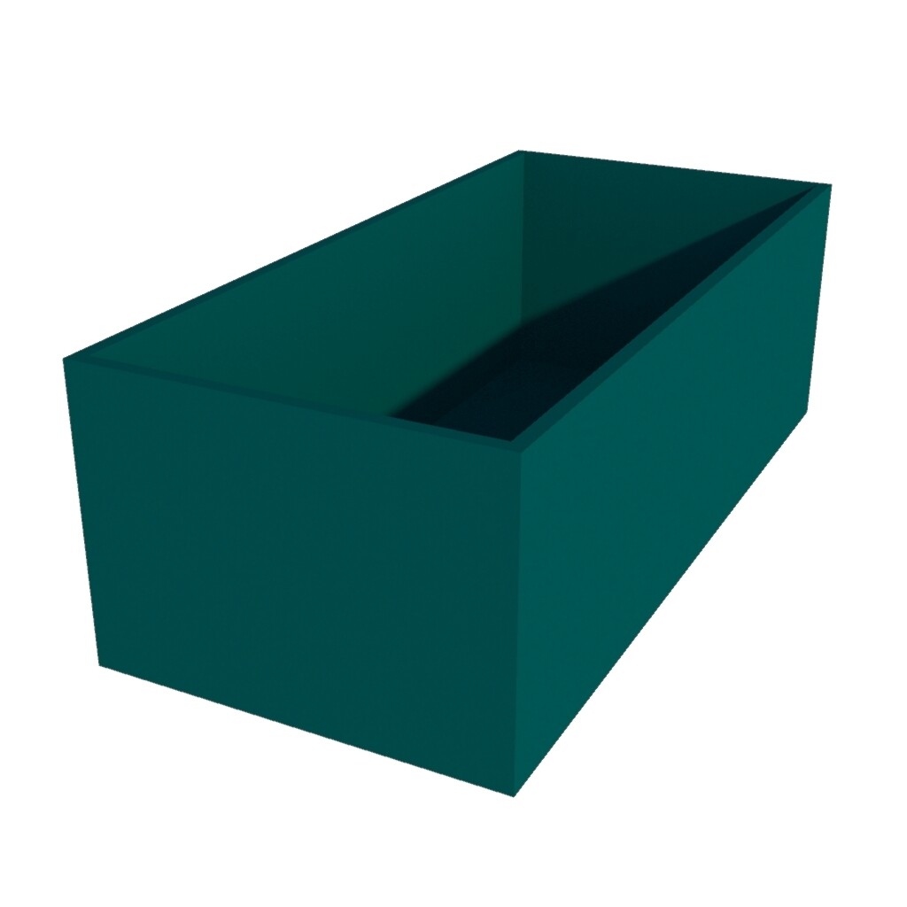 Powder Coated Rectangular Planter 1500 x 700 x 500