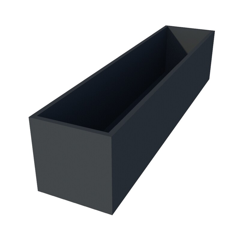 Powder Coated Rectangular Planter 1800 x 400 x 400
