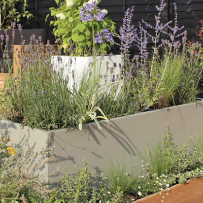 Powder Coated Rectangular Planter 1000 x 300 x 300