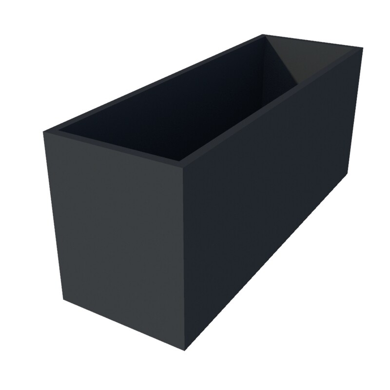 Powder Coated Rectangular Planter 1200 x 400 x 500