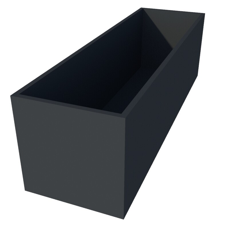 Powder Coated Rectangular Planter 1700 x 500 x 500