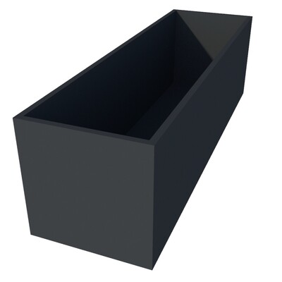 Powder Coated Rectangular Planter 1700 x 600 x 600