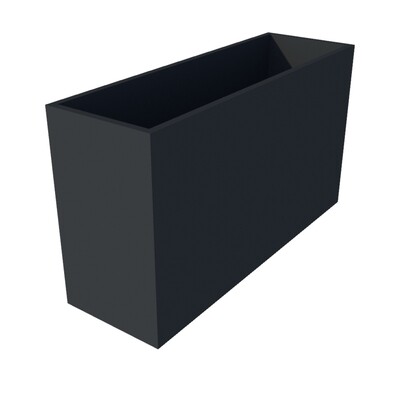 Powder Coated Rectangular Planter 1250 x 400 x 700