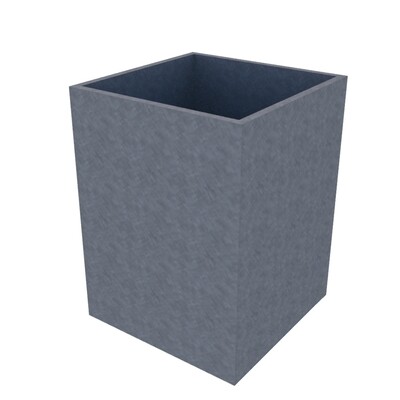 Galvanised Cube Planter 600 x 600 x 800