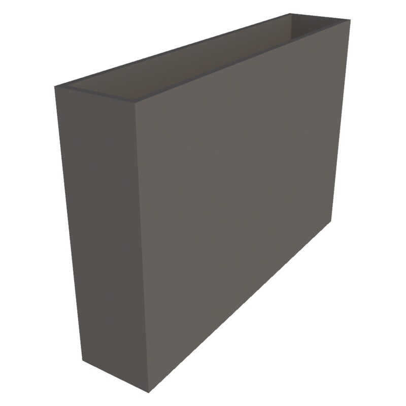 Powder Coated Rectangular Planter 1500 x 300 x 1000