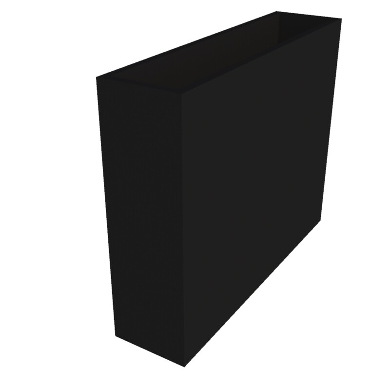 Powder Coated Rectangular Planter 1000 x 250 x 800