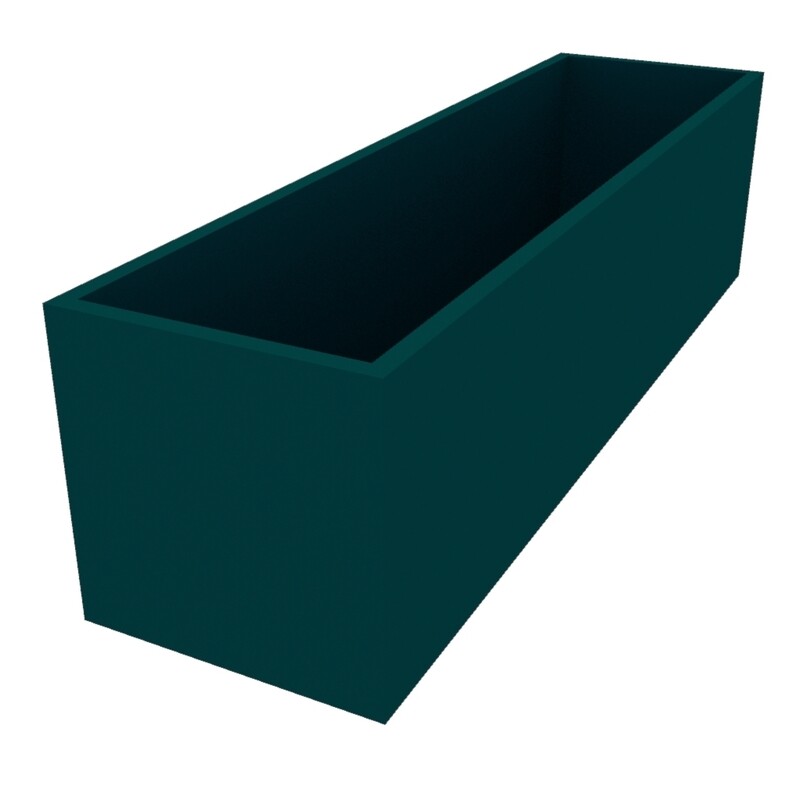 Powder Coated Rectangular Planter 1500 x 400 x 400