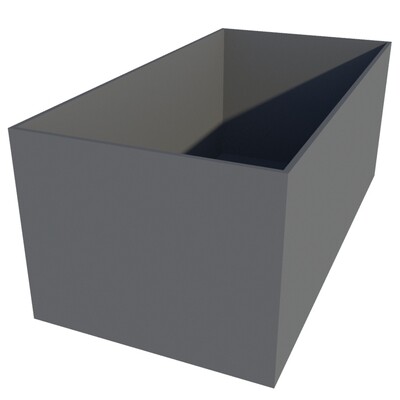 Powder Coated Rectangular Planter 1500 x 750 x 600